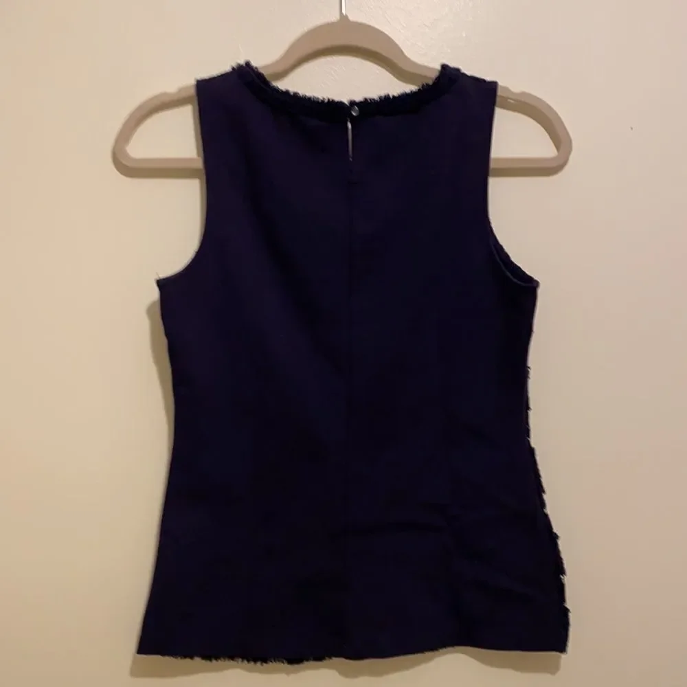 J. Crew Navy Blouse.